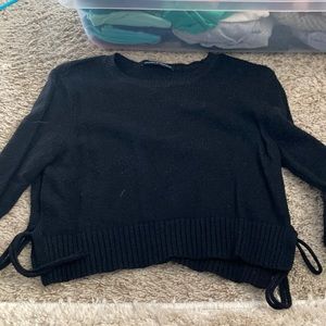 brandy Melville long sleeve with ties